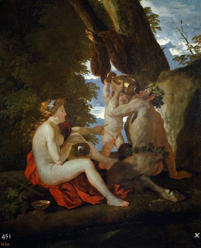 Bacchanalische Szene von Nicolas Poussin